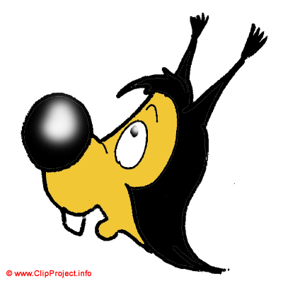 Cartoon Eichhörnchen Clipart Bild kostenlos
