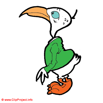 Cartoonvogel Clipart Bild kostenlos