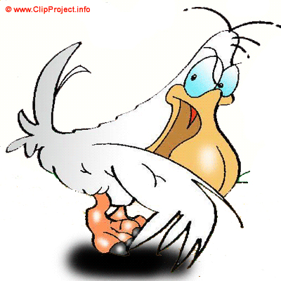 Vogel Cartoon-Illustration Clipart Bild kostenlos