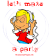 Party Bild Cartoon DJ