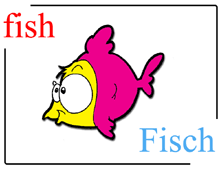 Bildwörterbuch Fish / Fisch