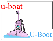 Bildwörterbuch U-Boat / U-Boot