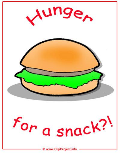 Hamburger Clipart. Geburtstagskarte zum Versenden