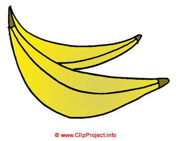 Banane, Fliegender Teller, Gif Clipart kostenlos herunterladen