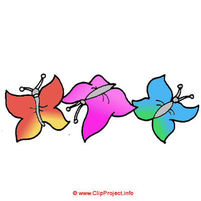 Schmetterlinge Clipart kostenlos