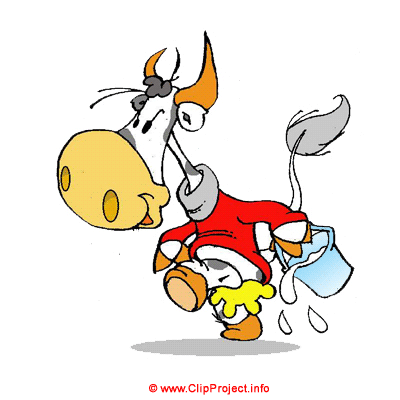 Cartoonfigur Kuh Bild kostenlos