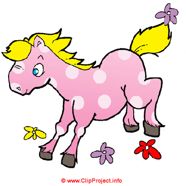 Pony Bild Clipart kostenlos