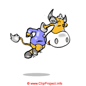 Cartoon Kuh Clipart Bild kostenlos